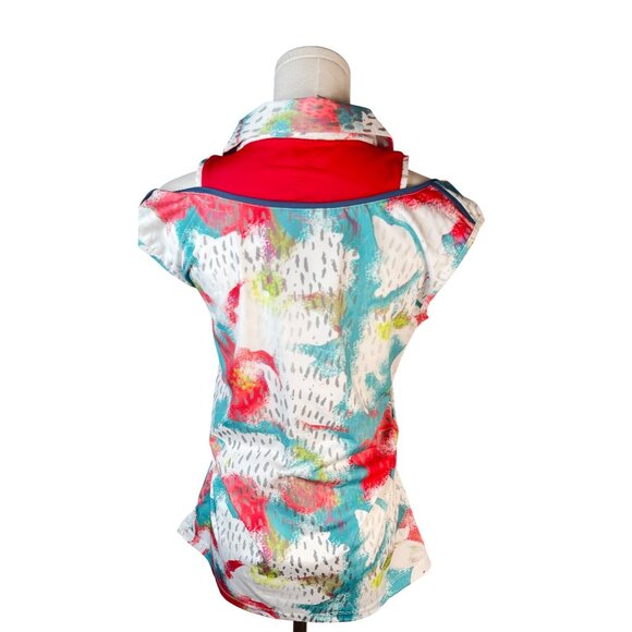 2/$30 NWT SwingDish Medium Sleeveless Golf Shirt UV Protection Breathable - Picture 13 of 16